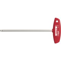 Wiha Stiftschlüssel mit Quergriff Sechskant-Kugelkopf glanzvernickelt 6,0 mm (04105) von TOOLLAND