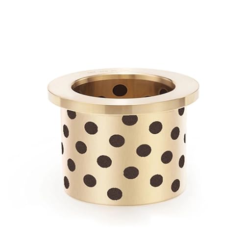 Graphit-Kupfer-Buchse ID 100MM OD 120MM H 30 40 50 60 80 Flansch Bronze Imprägniertes Graphit Oilless Bush Lager(150X10 100X120X30) von TOOLNOX