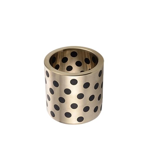 Graphit-Kupfer-Buchse ID 10MM OD 14 H 7 8 10 12 15 16 20 25 40 50 Linear Graphit Kupfer Set Lager Buchse Öl Selbst-Schmierung Buchse(3PCS,10X14X45) von TOOLNOX