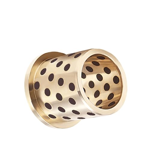 Graphit-Kupfer-Buchse ID 120MM OD 140MM H 80 100 Flansch Bronze Imprägniertes Graphit Oilless Bush Lager(170X10 120X140X80) von TOOLNOX