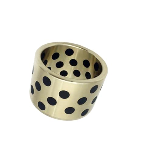 Graphit-Kupfer-Buchse ID 25MM OD 32 33MM H 10 12 15 16 20 25 28MM Linear Graphit Kupfer Set Lager Buchse Öl Selbst-Schmierung Buchse(8PCS,25x30x25) von TOOLNOX