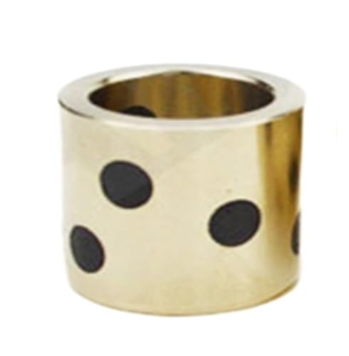 Graphit-Kupfer-Buchse ID 6MM OD 8 10 12 H 6 15 16 20 25 30 Linear Graphit Kupfer Set Lager Buchse Öl Selbst-Schmierung Buchse(5PCS,6x10x25) von TOOLNOX