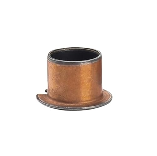 Graphit-Kupfer-Buchse SF-1F 1004 Flansch Selbstschmierende Verbundlagerbuchsenhülse Ölfreies Gleiten(4PCS,SF-1F 18 10X12.3X8) von TOOLNOX