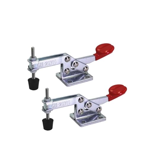 Knebelklemme 2 STÜCKE GH-20300 Handwerkzeug Toggle Latch Clamp Haltekapazität Horizontal Quick Release Knebelklemme 2 STÜCKE GH-20300 Handwerkzeug Toggle Latch Clamp Haltekapazität Horizontal Quick Release von TOOLNOX