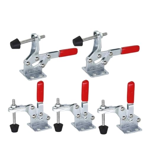 Knebelklemme 5 STÜCKE GH-13009 Handwerkzeug Vertikale Knebelklemme Schnellspannklemme Knebelklemme 5 STÜCKE GH-13009 Handwerkzeug Vertikale Knebelklemme Schnellspannklemme von TOOLNOX