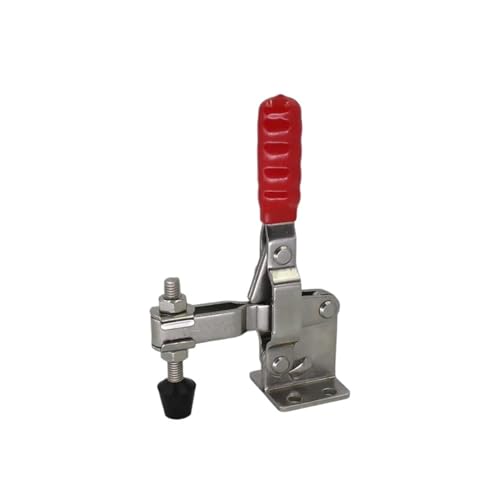 Knebelklemme GH-101-DSS 304 Edelstahl GH-101-D-SS Halten Unten Klemmen Kniehebelspanner Senkrecht Klemme Kniehebelschloss von TOOLNOX
