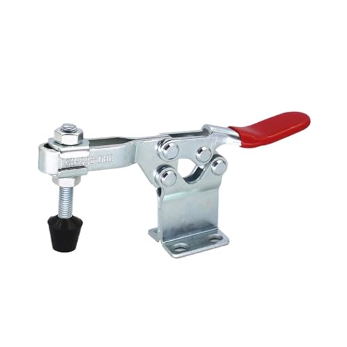 Knebelklemme GH-225-DHB 227Kg Haltekapazität Toggle Clamp Quick Release Tool Horizontale Klemmen Metallbearbeitungsvorrichtung von TOOLNOX