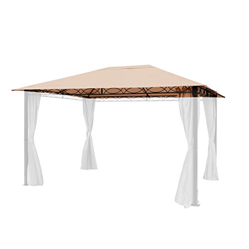 Ersatzdach 3x4 m für Rendezvous Premium ca. 220 g/m² Cappuccino von TOOLPORT