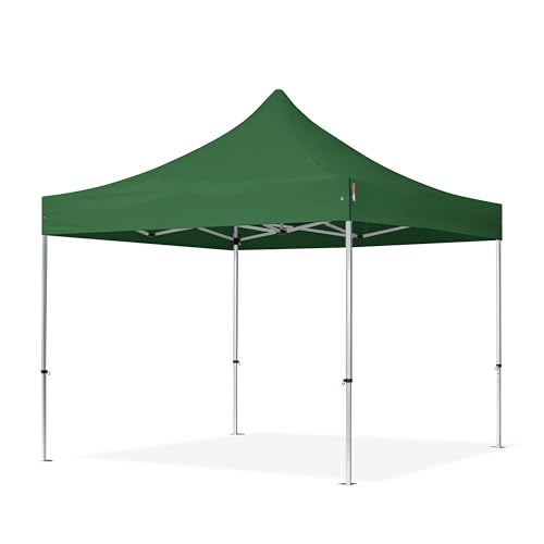 Faltzelt Professional 3x3 m ohne Seitenteile Faltpavillon ALU Pavillon Partyzelt in grün von TOOLPORT