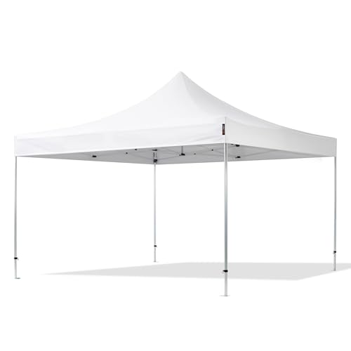 Faltzelt Professional 4x4 m ohne Seitenteile Faltpavillon ALU Pavillon Partyzelt in weiß von TOOLPORT