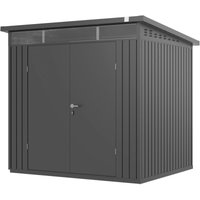 GFP Primeyard Gerätehaus Metall Gartenhaus 180x120x205 cm Geräteschuppen Satteldach anthrazit von TOOLPORT