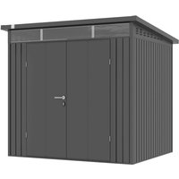 GFP Primeyard Gerätehaus Metall Gartenhaus 210x180x205 cm Geräteschuppen Satteldach anthrazit GFP Primeyard Gerätehaus Metall Gartenhaus 210x180x205 cm Geräteschuppen Satteldach anthrazit von TOOLPORT