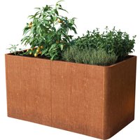 PRIMEYARD Cortenstahl Hochbeet Mario 146x80x60 cm inkl. Lochboden, Rost-Optik PRIMEYARD Cortenstahl Hochbeet Mario 146x80x60 cm inkl. Lochboden, Rost-Optik von TOOLPORT