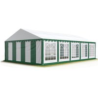 Party-Zelt Festzelt 5x10 m Garten-Pavillon -Zelt PVC Plane 700 N in grün-weiß Wasserdicht Party-Zelt Festzelt 5x10 m Garten-Pavillon -Zelt PVC Plane 700 N in grün-weiß Wasserdicht von TOOLPORT