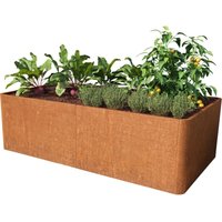 Primeyard Cortenstahl Hochbeet Mario 200x107x60 cm, Rost-Optik Primeyard Cortenstahl Hochbeet Mario 200x107x60 cm, Rost-Optik von TOOLPORT