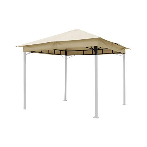 Ersatzdach 3x3 m für Sunset Classic ca. 180 g/m² Champagner von TOOLPORT