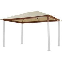 TOOLPORT Ersatzdach 3x4 m für Gartenpavillon Forest Premium 3x4m Plane ca. 220 g/m² Polyester Champagner TOOLPORT Ersatzdach 3x4 m für Gartenpavillon Forest Premium 3x4m Plane ca. 220 g/m² Polyester Champagner von TOOLPORT