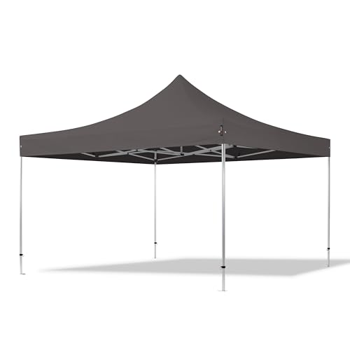 TOOLPORT Faltzelt Professional 4x4 m ohne Seitenteile Faltpavillon ALU Pavillon Partyzelt in grau TOOLPORT Faltzelt Professional 4x4 m ohne Seitenteile Faltpavillon ALU Pavillon Partyzelt in grau von TOOLPORT