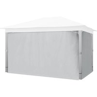 Moskitonetz für Gartenpavillon Sunset Deluxe 4x4 m - Polyester - Insektengitter mit Reißverschluss - champagner - Toolport Moskitonetz für Gartenpavillon Sunset Deluxe 4x4 m - Polyester - Insektengitter mit Reißverschluss - champagner - Toolport von TOOLPORT