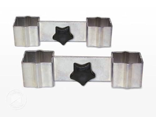 TOOLPORT PROFIZELT24 2 Verbindungsklemmen für Pavillon Faltzelt Klappzelt Faltpavillons Professional 40mm von TOOLPORT