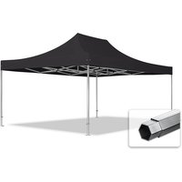 4x6 m Faltpavillon, professional Alu 50mm, schwarz von TOOLPORT