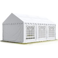 Party-Zelt Festzelt 4x6 m schwerentflammbar Garten-Pavillon -Zelt pvc Plane 750 n in weiß Wasserdicht Party-Zelt Festzelt 4x6 m schwerentflammbar Garten-Pavillon -Zelt pvc Plane 750 n in weiß Wasserdicht von TOOLPORT