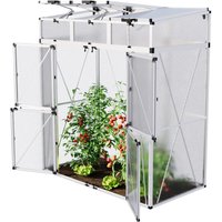 Toolport - gfp Gewächshaus Tomatenhaus Vanessa 197 x 132 x 210 cm, 16 mm wärmedämmende Polycarbonatplatten von TOOLPORT