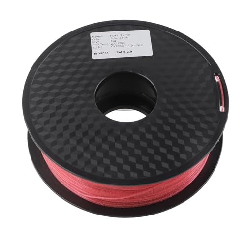 TOOLSGO 1,75 mm 3D -Drucker -Filament Hochkraft Gute Zähigkeit Glitzer Rosa PLA Seidenfilamentdrucken Verbrauchsler 30-70 mm/s für die Modellierung von DIY -Handwerk TOOLSGO 1,75 mm 3D -Drucker -Filament Hochkraft Gute Zähigkeit Glitzer Rosa PLA Seidenfilamentdrucken Verbrauchsler 30-70 mm/s für die Modellierung von DIY -Handwerk von TOOLSGO