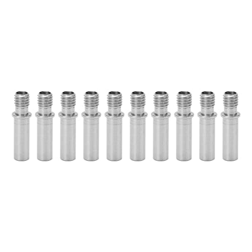 TOOLSGO 10 Stück M6 Hotend-Kehlrohr Direktanschluss Langlebiger, robuster Edelstahl-Hot-End-Kehlrohrschlauch für 3D-Drucker Einfach zu installieren für I3 Mega TOOLSGO 10 Stück M6 Hotend-Kehlrohr Direktanschluss Langlebiger, robuster Edelstahl-Hot-End-Kehlrohrschlauch für 3D-Drucker Einfach zu installieren für I3 Mega von TOOLSGO