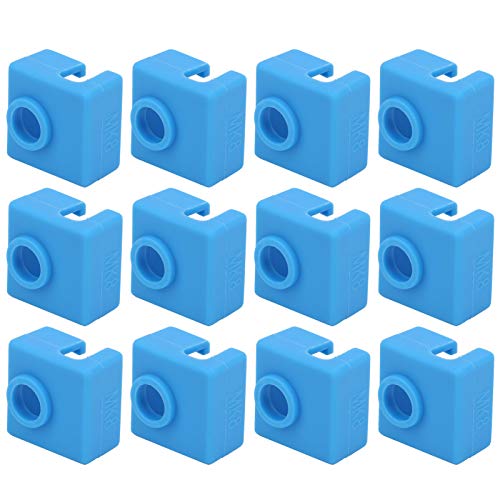 TOOLSGO 12 Stück Blaue Silikon-Hitzeschutzschläuche Heiz-Aluminiumblock-Hülsen 3D Drucker Zubehör für MK7/8/9 3D Drucker TOOLSGO 12 Stück Blaue Silikon-Hitzeschutzschläuche Heiz-Aluminiumblock-Hülsen 3D Drucker Zubehör für MK7/8/9 3D Drucker von TOOLSGO