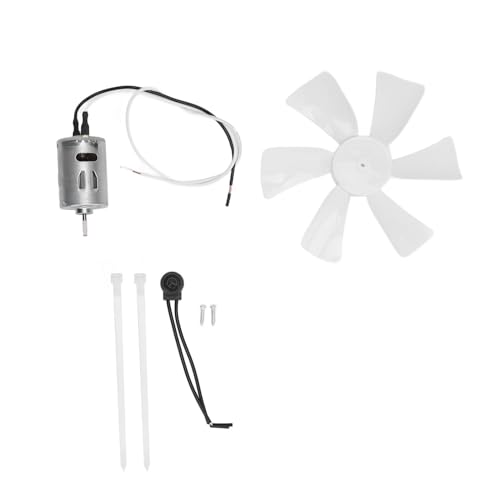TOOLSGO 15 cm RV Ventilatorblattset mit 12V D-Achsmotor inklusive 2 Schrauben 2 Kabelbindern und Schalter für verbesserte Luftzirkulation im Wohnmobil TOOLSGO 15 cm RV Ventilatorblattset mit 12V D-Achsmotor inklusive 2 Schrauben 2 Kabelbindern und Schalter für verbesserte Luftzirkulation im Wohnmobil von TOOLSGO