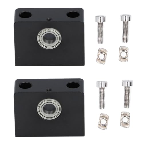 TOOLSGO 2 Stück Z-Achsen-Leitspindel, obere Halterung, Aluminiumlegierung, Z-Stangenlagerhalter, reduziert Biegung, einstellbar für CR10-Serie Ender-3/Ender-3 V2 TOOLSGO 2 Stück Z-Achsen-Leitspindel, obere Halterung, Aluminiumlegierung, Z-Stangenlagerhalter, reduziert Biegung, einstellbar für CR10-Serie Ender-3/Ender-3 V2 von TOOLSGO