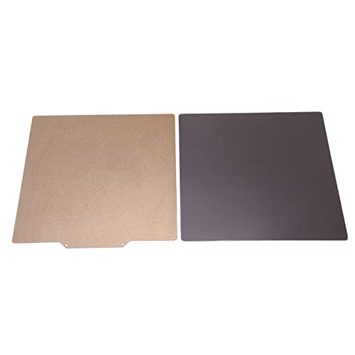 TOOLSGO 235 x 235 mm 3D-Drucker Bauplatte PEI Flexible Federstahl Bauplatte mit Stahlfolie Heizbett Temperatur 50-70℃ von TOOLSGO