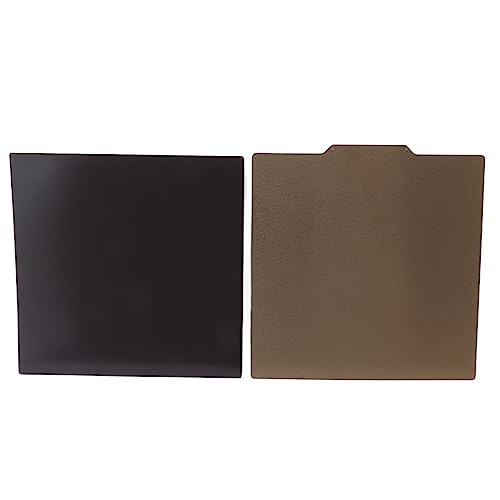 TOOLSGO 255 x 255mm 3D-Drucker-Bauplatte aus Federstahl Doppelseitig mit PEI-Pulver Besprüht Magnetische Plattform mit starker Haftung kompatibel mitVoron von TOOLSGO