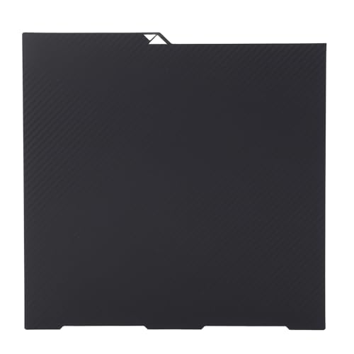 TOOLSGO 256x268mm Beidseitig Flexible 3D-Drucker-Bauplatte aus Carbonfaser PET+PEO mit Diamantstruktur, Kompatibel mit Kobra3 Combo von TOOLSGO
