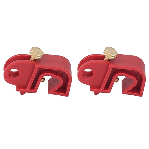 TOOLSGO 2er Set Einspeisungsschloss für Sicherungsunterbrecher Industrielle Energiesicherheit Universelles elektrisches Lockout Tagout Gerät von TOOLSGO