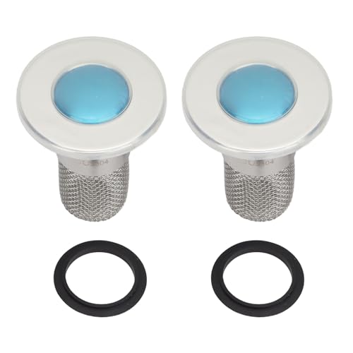 TOOLSGO 2er-Set Pop-Up Waschbecken-Abflussstopfen Universeller Geruchsneutraler Abflussfilter Abnehmbarer Haarfänger für Badezimmer und Küche TOOLSGO 2er-Set Pop-Up Waschbecken-Abflussstopfen Universeller Geruchsneutraler Abflussfilter Abnehmbarer Haarfänger für Badezimmer und Küche von TOOLSGO