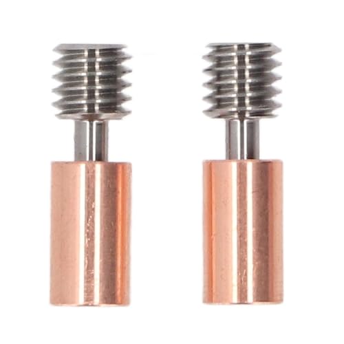 TOOLSGO 2pcs Bi Metall Wärme Break Ti Alloy Kupfer Bimetallic Heatbreak Hohe Härte für K1 K1 Maximal Ender3 V3 Ke 3 S1 TOOLSGO 2pcs Bi Metall Wärme Break Ti Alloy Kupfer Bimetallic Heatbreak Hohe Härte für K1 K1 Maximal Ender3 V3 Ke 3 S1 von TOOLSGO