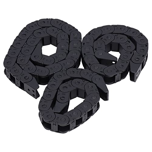 TOOLSGO 3 Stück Offene Nylon Schleppkette Set 10mm x 11mm Innenhöhe x Innenbreite Kompatibel mit VORON2.4 und Switchwire 3D Druckern von TOOLSGO