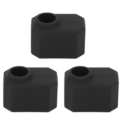 TOOLSGO 3 Stück Silikon-Socken-Heizblock-Abdeckung Hochtemperaturbeständig Elastisch und Rutschfest Kompatibel mit Prusa MK4 3D-Druckerzubehör Schwarz TOOLSGO 3 Stück Silikon-Socken-Heizblock-Abdeckung Hochtemperaturbeständig Elastisch und Rutschfest Kompatibel mit Prusa MK4 3D-Druckerzubehör Schwarz von TOOLSGO