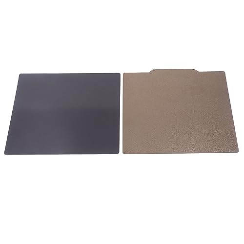 TOOLSGO 300x300mm 3D Doppelseitige Bauplatte Glattes PET + Texturierte PEI Federstahl-Druckplatte mit Magnetischer Gummiplatte kompatibel mitCREALITY CR10-Serie Artillery SW X1 TOOLSGO 300x300mm 3D Doppelseitige Bauplatte Glattes PET + Texturierte PEI Federstahl-Druckplatte mit Magnetischer Gummiplatte kompatibel mitCREALITY CR10-Serie Artillery SW X1 von TOOLSGO