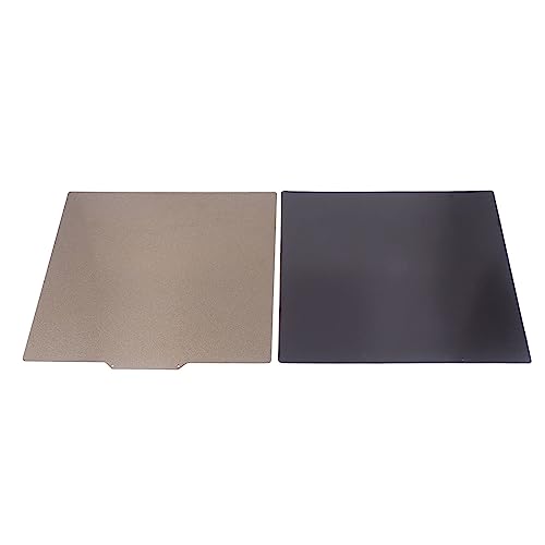 TOOLSGO 305 x 305 mm PEI-Stahlplatte Doppelseitig Starke Haftung leicht zu Entformen magnetische Gummiplatte kompatibel mitVoron-3D-Drucker von TOOLSGO