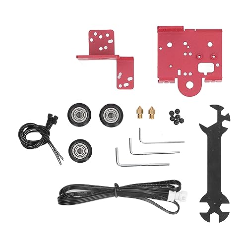 TOOLSGO 3D -Drucker Extruder Metal Bett Kit Brass ABS hoch genaue Flammschutzmittel gute Isolierungseffekt Ersatzteile kompatibel mit dem 3D -Drucker der Ender3 -Serie von TOOLSGO
