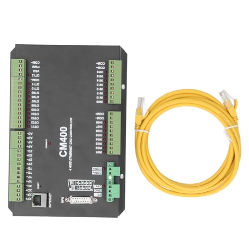 TOOLSGO 4 Achsen CNC Bewegungscontroller Board 24V DC Aluminiumlegierung CNC Steuerkarte 1MHz Pulsfrequenz Hochpräzises Steuerungssystem von TOOLSGO