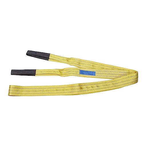 TOOLSGO 4 Meter Gelbe Polyester Hebeschlinge Doppelschlaufe 75mm Breite 3 Tonnen Tragfähigkeit für Schiffbau und Transportanwendungen TOOLSGO 4 Meter Gelbe Polyester Hebeschlinge Doppelschlaufe 75mm Breite 3 Tonnen Tragfähigkeit für Schiffbau und Transportanwendungen von TOOLSGO