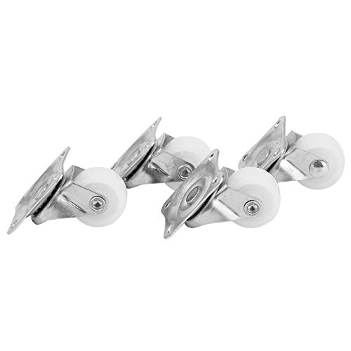 TOOLSGO 4 Stück 25 mm Drehbare Rollen DIY Transportwagen Möbelrollen Tragfähigkeit 20 kg für Möbel Wagen Schränke und mehr von TOOLSGO
