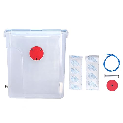 TOOLSGO 4L PLA Filament Trockenbox 3D Drucker Filament Lagerbehälter Mit Temperatur- und Feuchtigkeitsanzeige Kompatibel mit 0,5 kg / 1 kg Filamenten von TOOLSGO