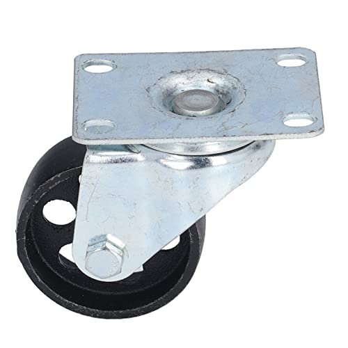 TOOLSGO 74mm Gusseisen-Schwenkrolle mit Doppellager Tragfähigkeit ca. 100kg für Transportwagen und Handkarren TOOLSGO 74mm Gusseisen-Schwenkrolle mit Doppellager Tragfähigkeit ca. 100kg für Transportwagen und Handkarren von TOOLSGO