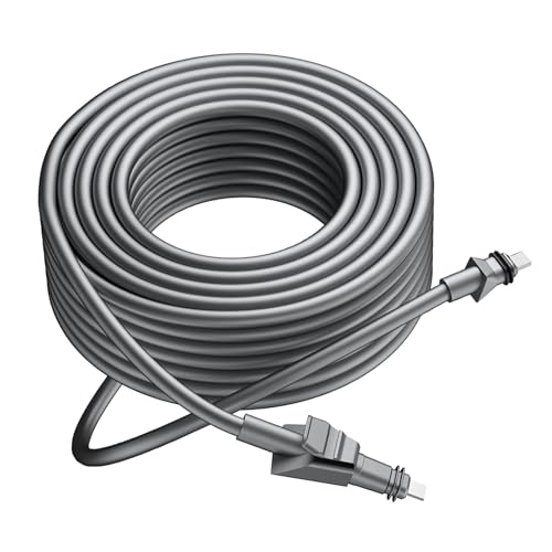 TOOLSGO 75 Fuß, 23 Meter Satellitenkabel, verzinntes Kupferkern, Gummigehäuse, IP68, Satelliten-Verlängerungskabel, Plug-and-Play für flache, hohe Leistung TOOLSGO 75 Fuß, 23 Meter Satellitenkabel, verzinntes Kupferkern, Gummigehäuse, IP68, Satelliten-Verlängerungskabel, Plug-and-Play für flache, hohe Leistung von TOOLSGO