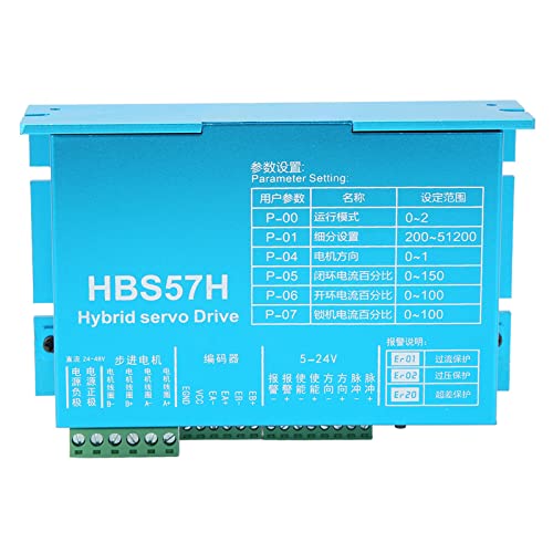 TOOLSGO Closed-Loop-57-Schrittmotortreiber Digitalanzeige Motorcontroller Automatische Stromanpassung 24-48V DC für Nema-23- und Nema-24-Motoren von TOOLSGO